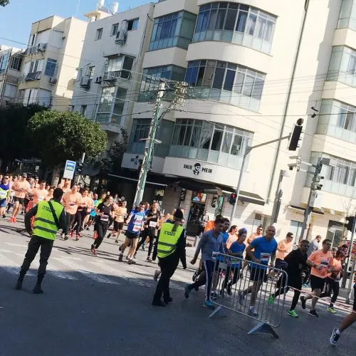 A runner in a marathon — sports-medicine advice